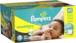 Pampers Swaddlers Diapers Preemie - Size P1, 27 Count, Ultra Soft Disposable Baby Diapers